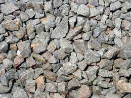 Boulder Stone, Concrete or Crushed Stone.